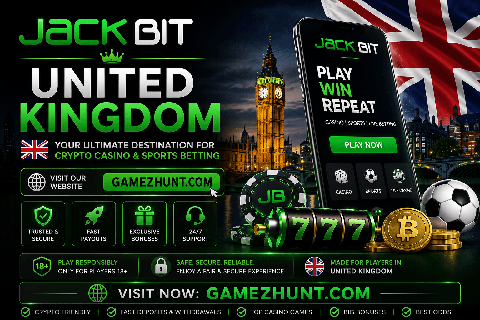 Jackbit United Kingdom: The Ultimate Guide to Jackbit Casino & Sportsbook UK (2026)